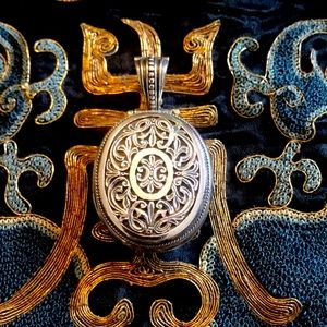 KONSTANTINO STERLING SILVER ENHANCER LOCKET